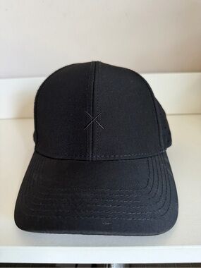 Cuts Clothing Black Minimal X Baseball Cap